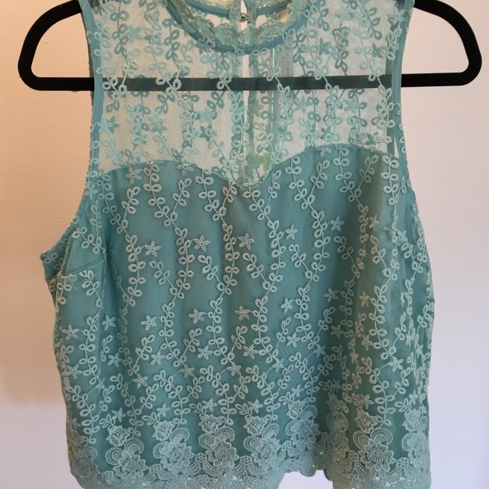 Lauren Conrad lace tank